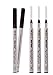 Yuxuan Eyebrow Tattoo Pen Microblading Eyebrow Pencil with a Micro-Fork Tip Applicator Creates Natural Looking Brows Effortlessly and Stays on All Day(2 pcs/set)