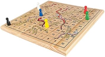 Wooden snakes and ladders Clearance
