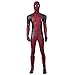 DP Movie Cosplay Costume Wade Costume Mask Set Deluxe Leather Jumpsuit Outfit Bodysuits Halloween Costumes MaleM