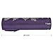 Gonex Yoga Mat Bag, Yoga Mat Carrier Full-Zip Exercise Carry Bag for Women with 2 Multi-Functional Cargo Pockets Extra Wide Adjustable Shoulder Strap, Paisley Purplethumb 4
