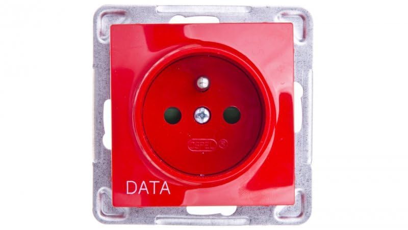 Ospel GP-1YZDP/m/00 Socket White IP20, 16 A 71 mm 37 mm 71 mm