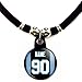 Customized Carolina Football Jersey Necklace with Your Name and Number, By SpotlightJewels