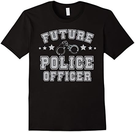 Mens Tactical Tees Future Police Officer T-Shirt XL Black
