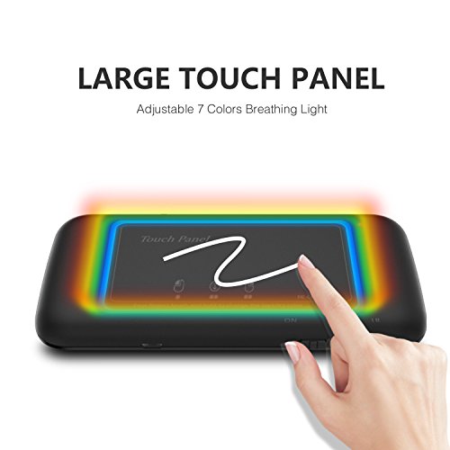 Mini Wireless Keyboard TNAIVE Mouse Combo Adjustable Backlit Full 