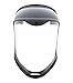 Uvex by Honeywell S8500 Bionic Face Shields, Uncoated, Clear/Black Matte