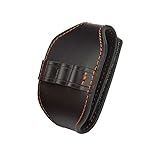Tourbon Wrist Band Ammo Carrier Leather Cartridge Holder - Hold 3 Shells 222 REM