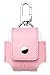 AirPods Case Lunies Anti-Lost Leather Protective Cover for Apple AirPods Charging Case Pink