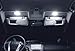 iJDMTOY 4pc White 6-SMD 29mm 6614 LED Replacement Bulbs For Car Sun Visor Flips Vanity Mirror Lights