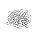 Klingy Smooth Paper Clips, Small, With FREE BONUS Magnetic Clip Holder, Two Compartments