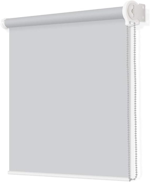 Roller Shades Window Blinds, Light Grey Custom Light