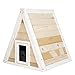 Petsfit Outdoor Cat House Weatherproof, Outside Feral Cat House with Escape Door,Outdoor Indoor Pet House for Small Animal