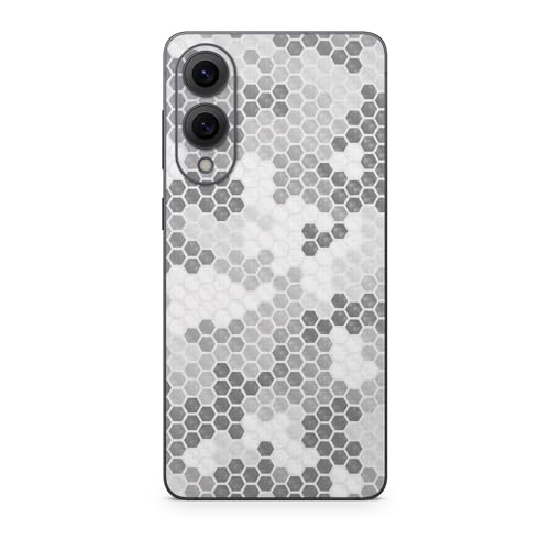 Carbon Fiber Phone Skin Compatible with Samsung Galaxy S25 Edge - Camo Hexadots…