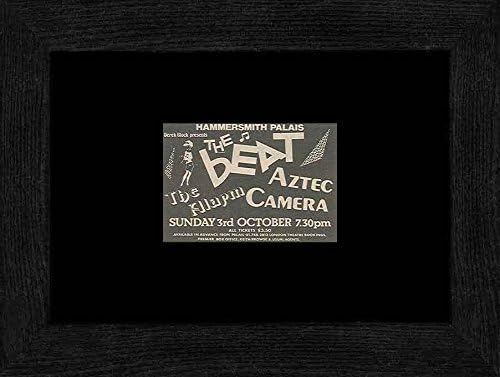 The Beat Aztec Camera - Hammersmith Palais 3rd October 1982 Framed and Mounted Print - 20x18cm