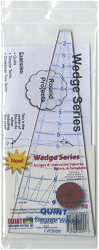 Quint Measuring Systems Circle Wedge, 20 Degrees, 9-Inch Long with 1-Inch Measuring