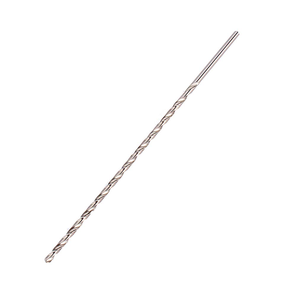 4.5mm Extra Long Drill Bit, 200mm HSS Twist Drill Straight Shank Auger Drill Bit Twist Drill Straight Shank Auger Drill Bit for Wood