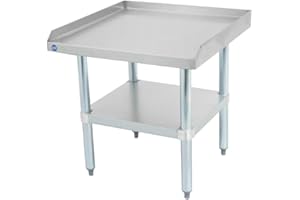 THORINOX DSTAND-2424-GS 24 x 24 x 22 Inch Stainless Steel Top Equipment Stand Table - 330 LBS Max Load - Commercial Grade - I