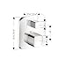 hansgrohe PuraVida Avantgarde Minimalist Volume and Auto Temperature Control 2-Handle 6-inch Wide Thermostatic Shower Trim for Rough-in Valve in Chrome, 15775001