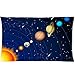 Solar System Background Comfortable Cotton&Polyester Pillowcase/Pillow slip/Cushion case/pillow cover(Two Side Printing,30inch20inch)