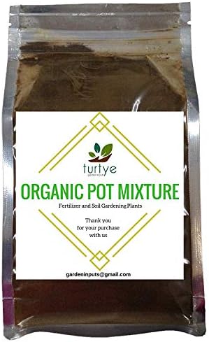 TURTYE® Organic Pot Mixture - 7.5 Kg's - Fertilizer and Soil for Gardening Plants