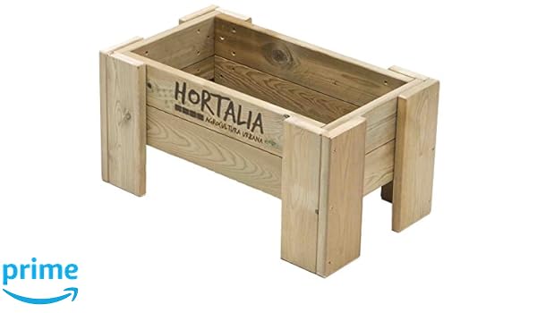 Hortalia Maceto Wood - Huerto Urbano Maceta de Cultivo, 60.50 x 30 ...