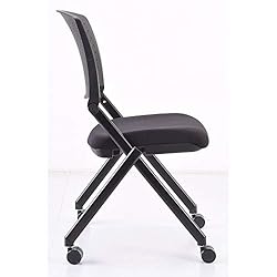 Lorell Nesting Black Folding Chair