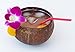 Hawaiian Candle & Bath – Plumeria Scented Soy Candle in Real Coconut Shell, 16oz, Hand Poured