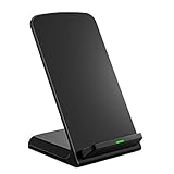 ELLESYE Wireless Charger, 2-Coil Stable Wireless Charging Stand Compatible with iPhone 11/Pro Max/Xs Max/Xs/XR/X, Galaxy Note 10/9/8/S10/S10+/S9/S9+/S8/S8+, LG V30/V40 (No Adapter)