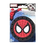 Marvel Spiderman Heavy Duty Rubber Auto Cup Coaster 2 pc