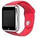 Amazingforless Bluetooth Touch Screen Smart Wrist Watch Phone with Camera - Red