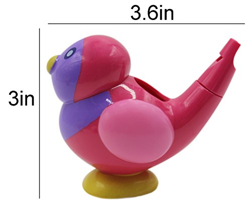 (Pack of 3)Baby Bird Whistles Water Whistles Kids Bath Toys, Random Color