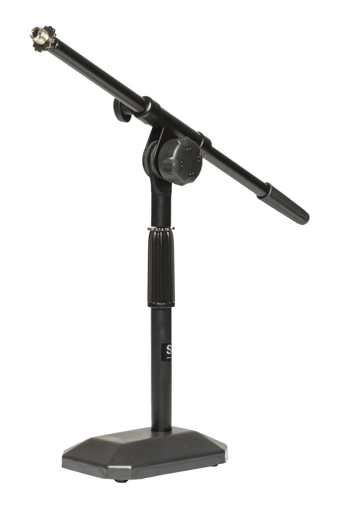 Stagg MIS-1112BK Desktop Microphone Stand with Boom Arm