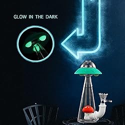 UFO & Mushroom Design Portable Water Bottle