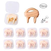 Fashion Road 10Pcs Nose Clip, Silica Gel Swimming Nose Plug, Swimming Accessories for Kids and Adults