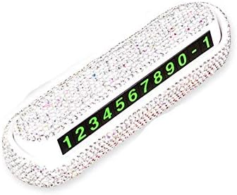 LNYJ Automatically switch luminous temporary parking number plates Concealable Moving car Mobile phone number plate Plastic magnetic adsorption digital stickers High temperature resistance car decorat