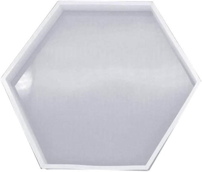 Tvvudwxx DIY Silicone Moulds Decoration-Table Epoxy Resin Mold DIY Jewelry Making Geometric Shape Coaster Mold