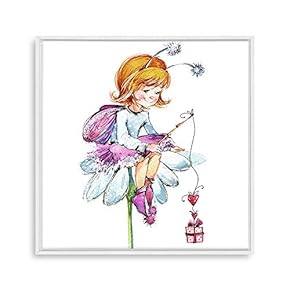 Framed Cartoon Pattern Home Artwork for Children