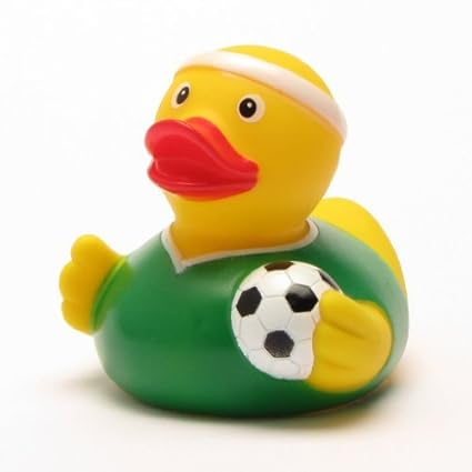 soccer rubber duck