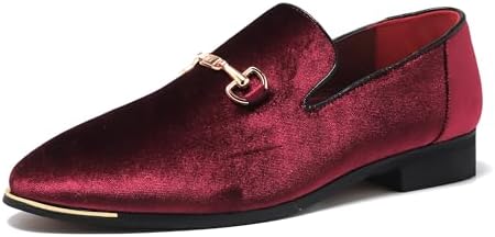 Amazon.com | Alfani Mens Burgundy Padded Zion Round Toe Slip  display picture 3