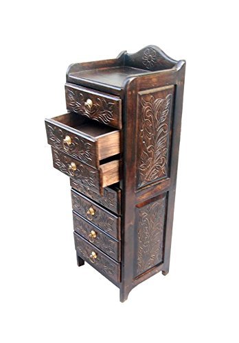 Online Haat Chiffonier for Home and Work Place - Wooden Furniture with Drawers for Living Room