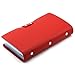 Longdex Soft Leather Business Name Card Holder Book with 102 Card Slots Credit Card Holder Wallet (Red)