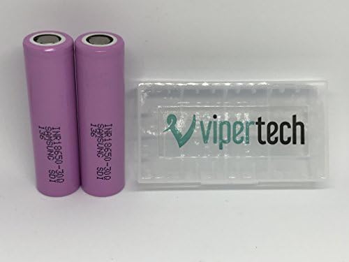 Samsung 30Q 18650 15A 3000mAh Battery Includes Storage Case (2 Batteries)