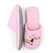 Dog Slippers hot Critter House Indoor Shoes Dachshund Slippers for Ladies Women Girls (Women US 9-10, Pink Dog)