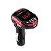 Gotd Wireless Bluetooth LCD FM Transmitter Modulator USB Car Kit MP3 Player SD Remote (Red)