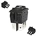 uxcell® AC 125V 250V/10A DPDT 6 Terminal 3 Position On-Off-On Boat Rocker Switch Black