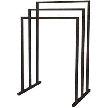 Kingston Brass SCC8285 Pedestal 3-Tier Steel Construction Towel Rack, Oil Rubbed Bronze