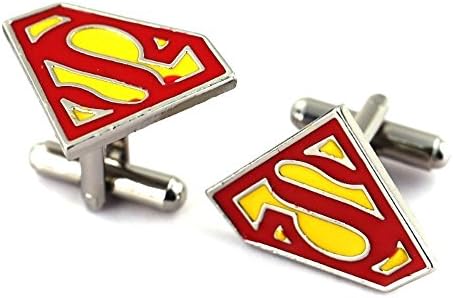 Aim And Achieve Hot Selling Superman Triangle Unisex Cuff-links - DC Comics - Fantasy - Sci Fi - Cuff Links - Sman