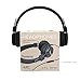 Wired Kids Headphones with Microphone and Music Sharing, Foldable Lightweight Adjustable Stereo Headset for Cellphones Smartphones iPhone iPod Laptop Computer and More by Termichy (Black)
