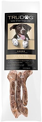 All-Natural Chew Sticks for Dogs - Chew Me: 6" Chews - All-Natural, Raw, Freeze-Dried - Helps Promote Dental Hygiene &amp; Better Breath - Rawhide Alternative