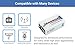 Tenergy Premium 9V Batteries Rechargeable High Drain 250mAh NiMH 9V Square Battery for Smoke Alarm/Detector, 10 Pack
