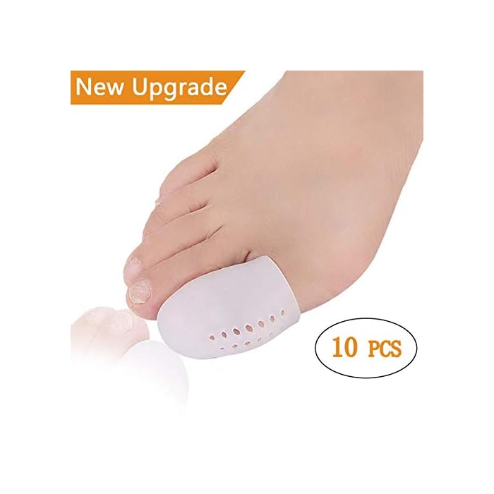 Beautulip Toe Caps for Ingrown Toenails, Big Toe Cover, Bunion Greek Toe Protector, Gel Blister Bandage for toes and…